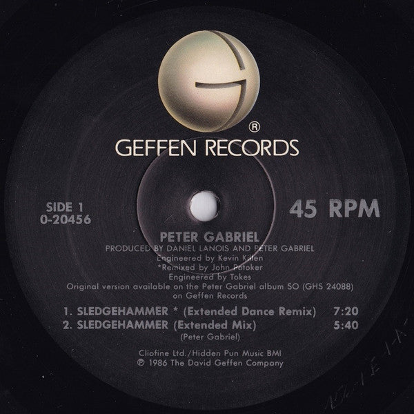 Peter Gabriel – Sledgehammer (NM, FUNDA VG+) BOX36