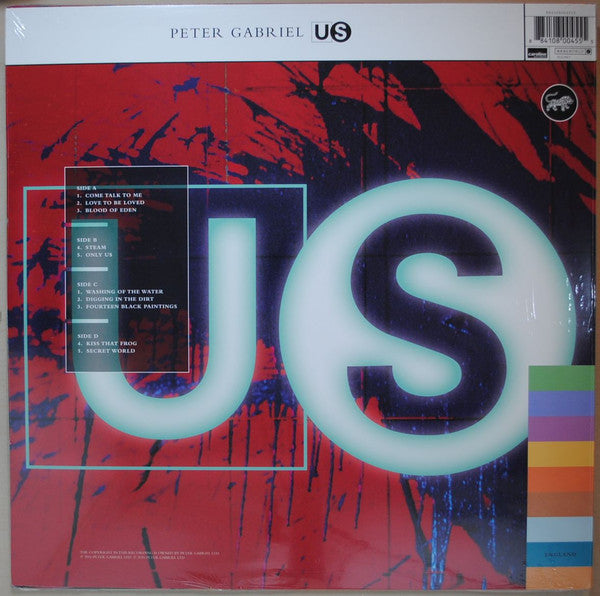 Peter Gabriel – Us / DISCO DOBLE (NUEVO, SELLADO) BOXV41