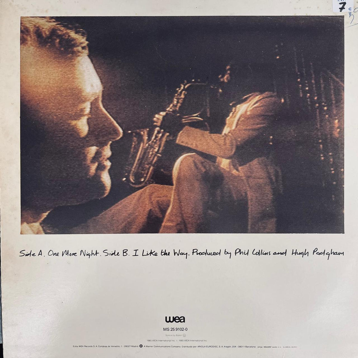 Phil Collins – One More Night - Extended Mix (VG+) BOX26