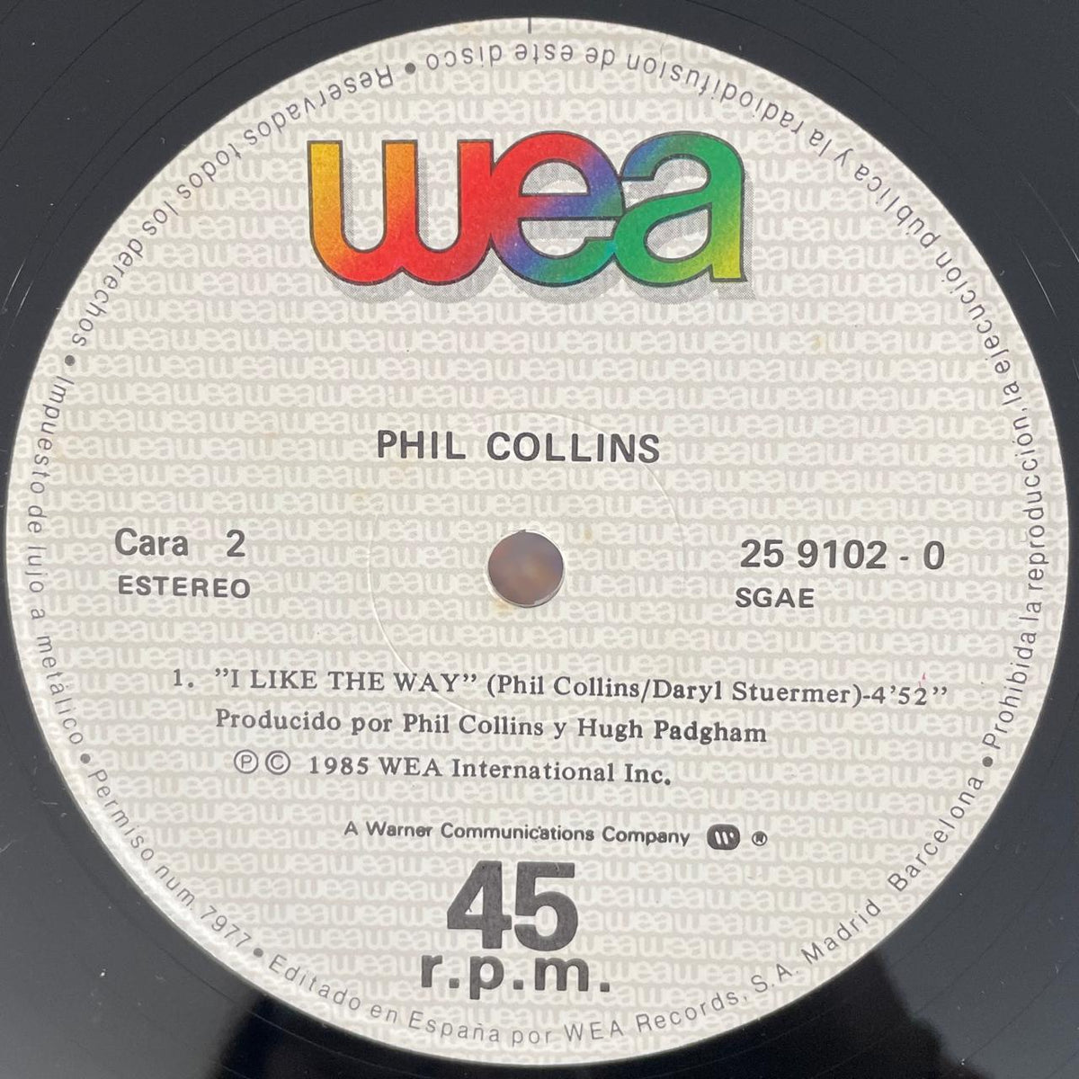Phil Collins – One More Night - Extended Mix (VG+) BOX26