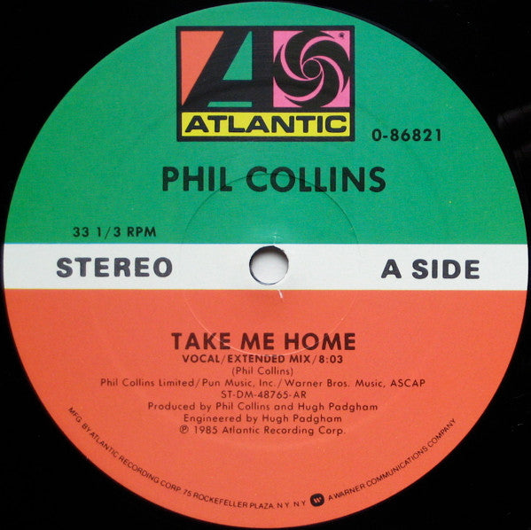 Phil Collins – Take Me Home (Extended Mix) (NM) BOX21