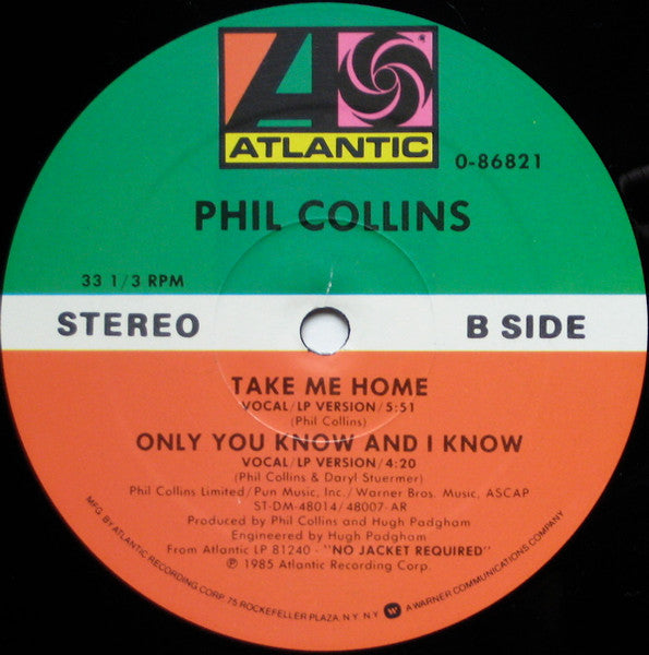 Phil Collins – Take Me Home (Extended Mix) (NM) BOX21