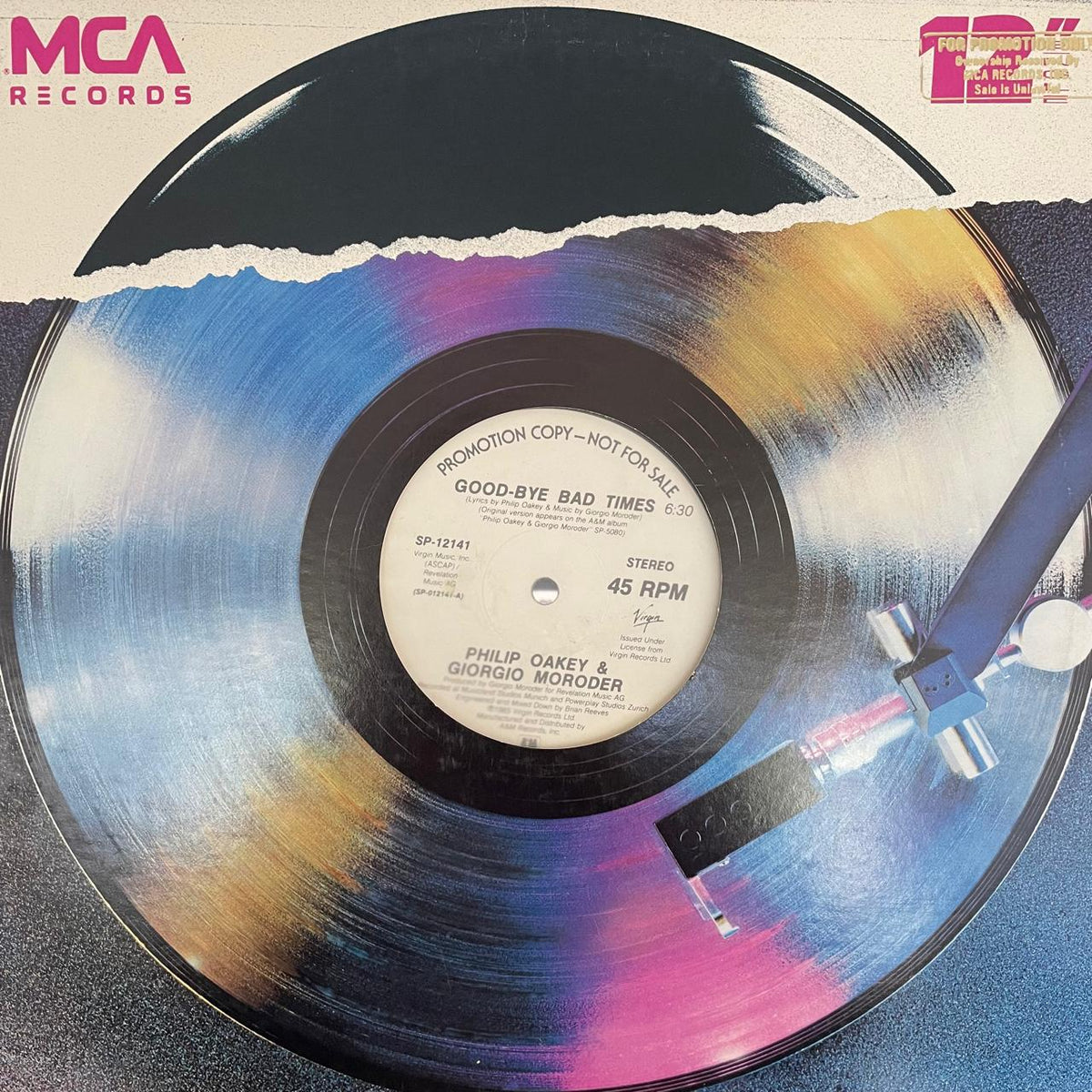 Philip Oakey & Giorgio Moroder – Good-bye Bad Times (EX, FUNDA VG+) BOX10