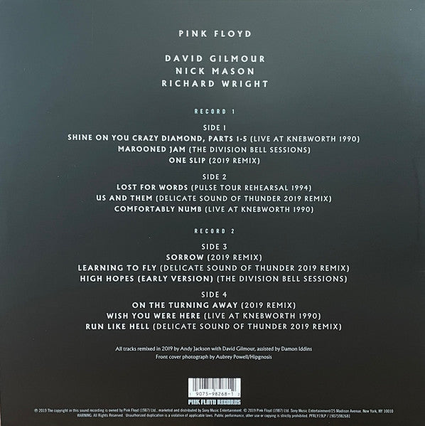 Pink Floyd – The Later Years 1987-2019 / DISCO DOBLE (NUEVO, SELLADO) BOXV53