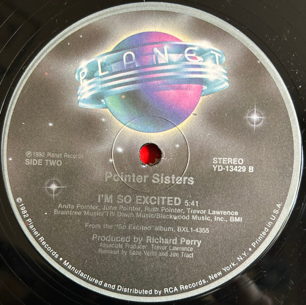 Pointer Sisters – If You Wanna Get Back Your Lady / I'm So Excited (EX) BOX32