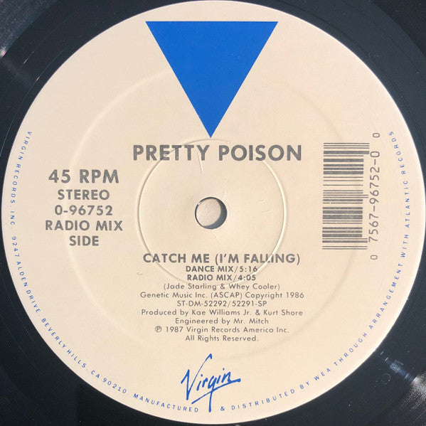 Pretty Poison – Catch Me (I'm Falling) (EX, FUNDA VG+) BOX32