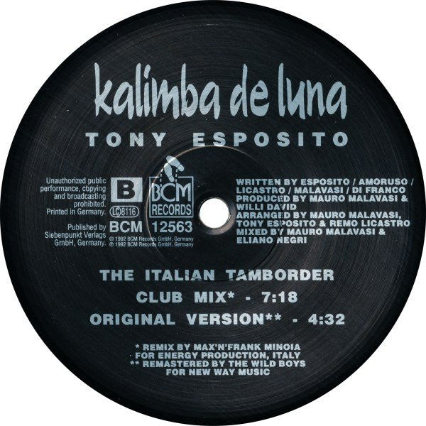Tony Esposito – Kalimba De Luna (NM) BOX9