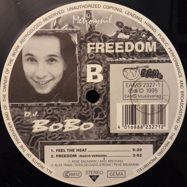D.J. BoBo – Freedom (NM) BOX13