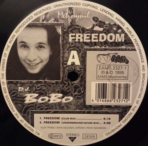D.J. BoBo – Freedom (NM) BOX13