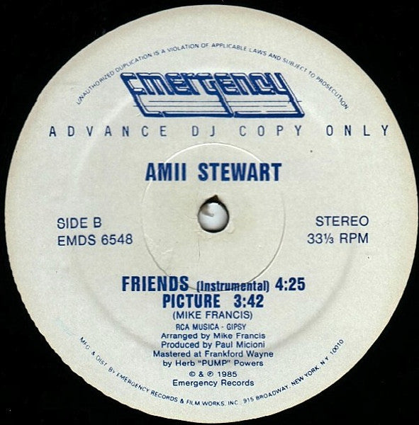 Amii Stewart – Friends (VG+) BOXE2