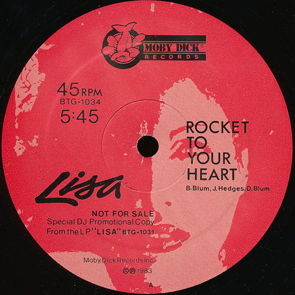 Lisa – Rocket To Your Heart 12" Promo (NM, FUNDA EX) BOX7
