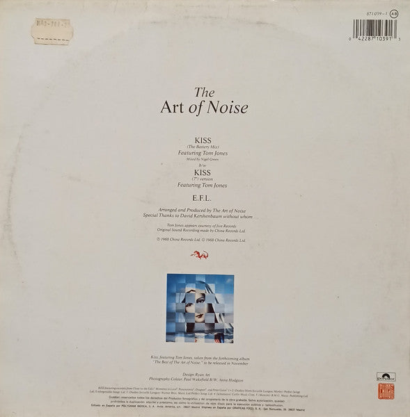 The Art Of Noise Featuring Tom Jones – Kiss (NM, FUNDA VG+) BOX6