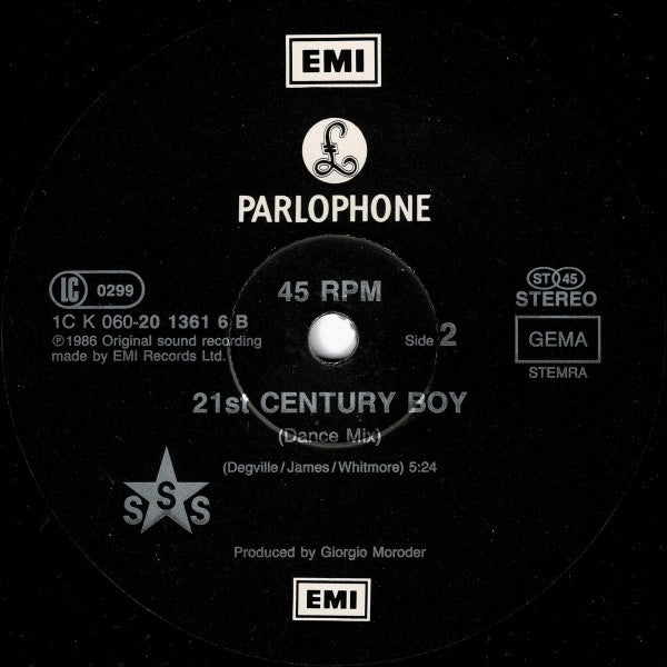 Sigue Sigue Sputnik – 21st Century Boy (German Remix) (EX, FUNDA VG+) BOX20
