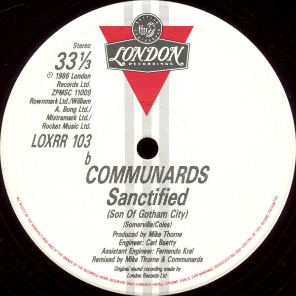 Communards With Sarah Jane Morris – Don't Leave Me This Way (Son Of Gotham City Mix) (NM, FUNDA VG+) BOX16