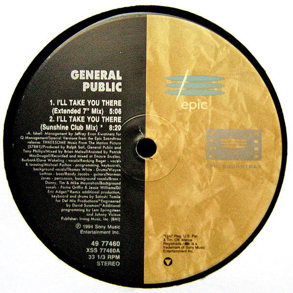 General Public – I'll Take You There (NM) BOX21