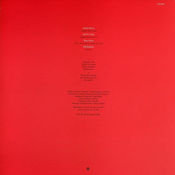 King Crimson – Discipline (NUEVO, SELLADO) BOXV21