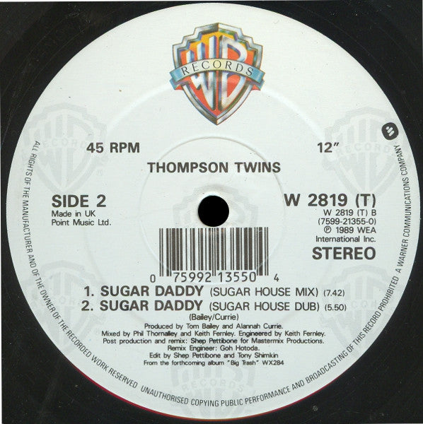 Thompson Twins – Sugar Daddy (NM) BOX16