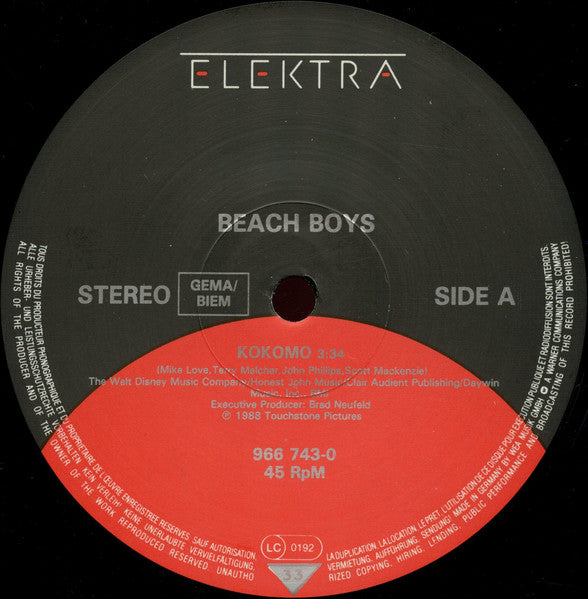 The Beach Boys – Kokomo (EX,FUNDA VG+) BOX23