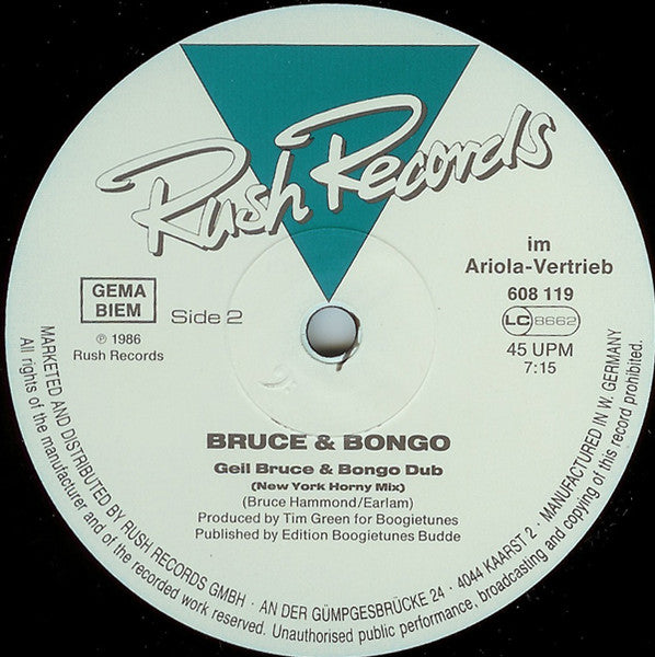 Bruce & Bongo – Geil (VG+) BOX17