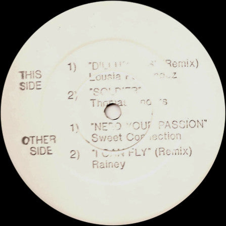 Various – Dillusions (Remix) / Soldier / Need Your Passion / I Can Fly (Remix) (NM, GENÉRICA) BOXE1