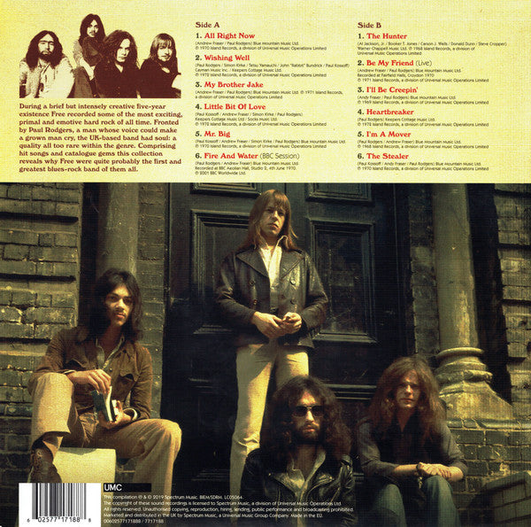 Free – All Right Now (The Collection) - NUEVO, SELLADO -BOXV32