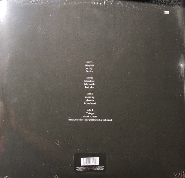 Ariana Grande – Thank U, Next / DISCO DOBLE (NUEVO, SELLADO) BOXV29