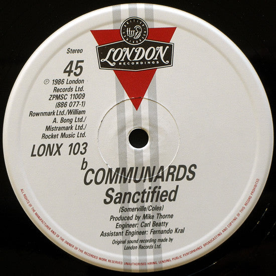 Communards With Sarah Jane Morris – Don't Leave Me This Way (EX, FUNDA VG+) BOX19