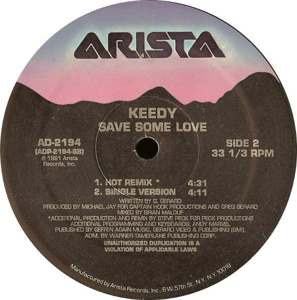 Keedy – Save Some Love (VG+) BOXE2
