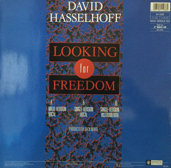 David Hasselhoff – Looking For Freedom (NM FUNDA VG+) BOX11