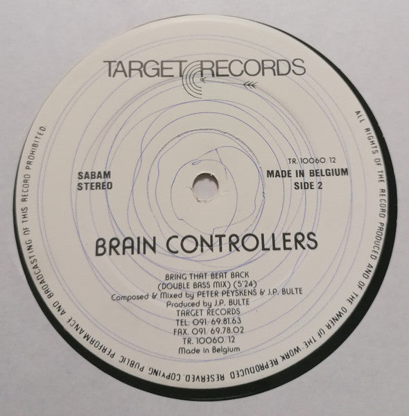 Brain Controllers – Bring That Beat Back (VG+) BOXE2