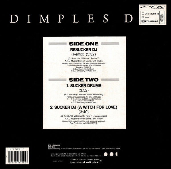 Dimples D – Resucker DJ (Remix) (VG+) BOX9