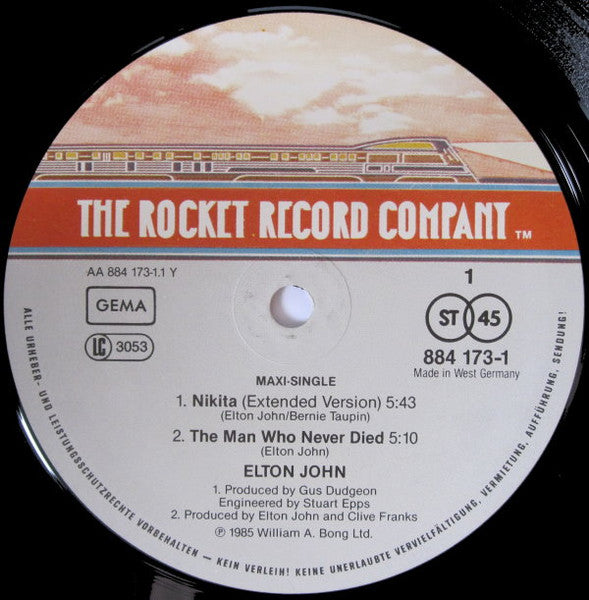 Elton John – Nikita (NM, FUNDA VG+) BOX12