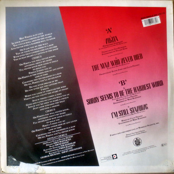 Elton John – Nikita (NM, FUNDA VG+) BOX12