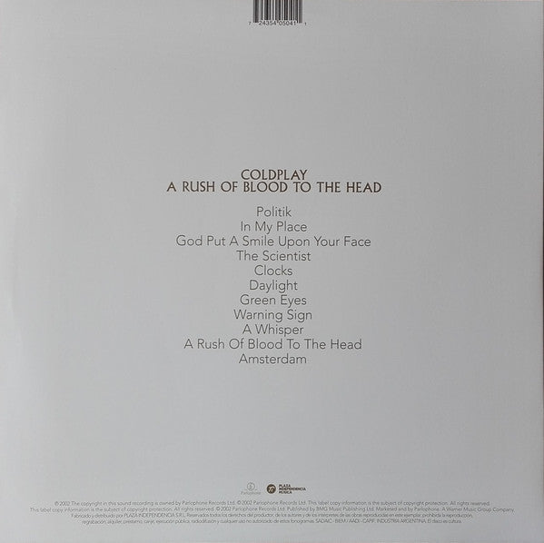 Coldplay – A Rush Of Blood To The Head (NUEVO, SELLADO) BOXV26