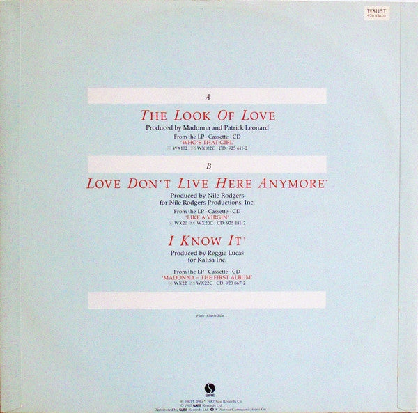Madonna – The Look Of Love (NM, FUNDA VG+) BOX19