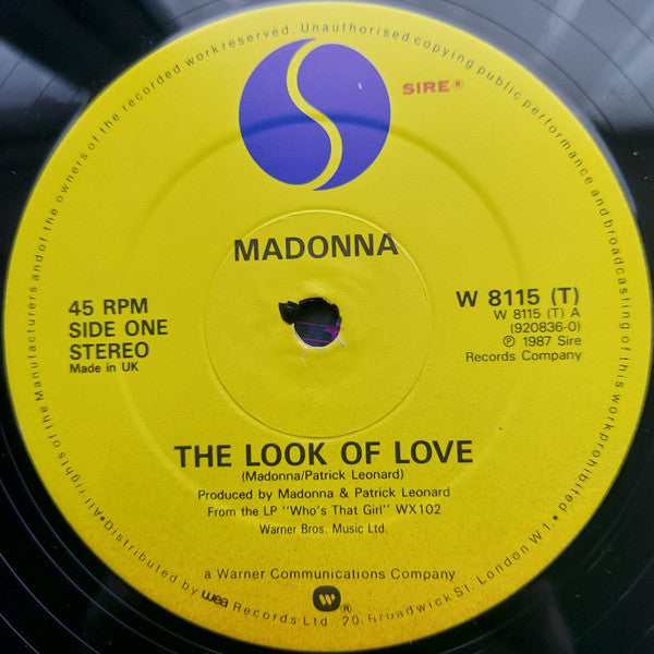 Madonna – The Look Of Love (NM, FUNDA VG+) BOX19