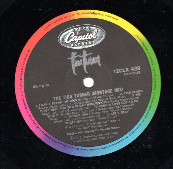 Tina Turner – What You Get Is What You See (Dance Mix) (NM) BOX16