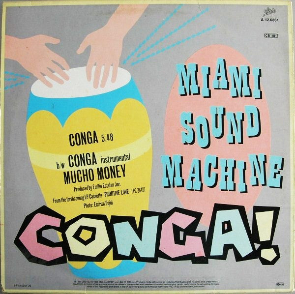 Miami Sound Machine – Conga! (Special Dance Mix By Pablo Flores) ) (NM, FUNDA EX) BOX11