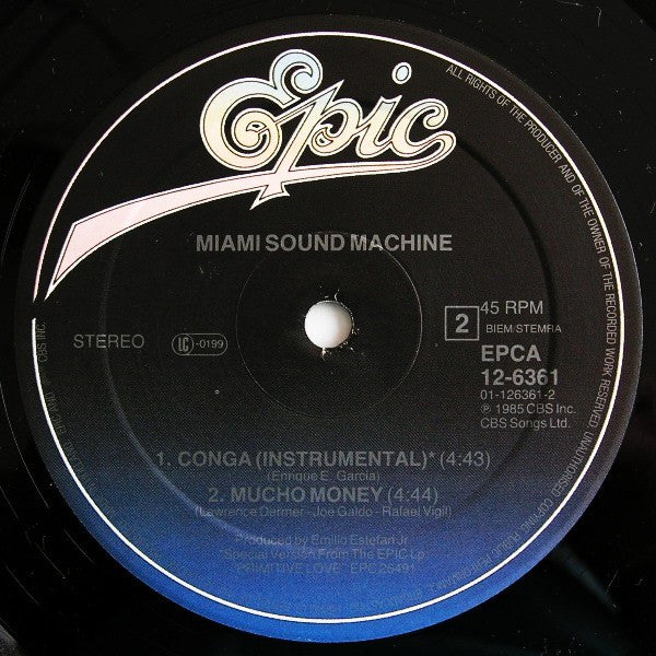 Miami Sound Machine – Conga! (Special Dance Mix By Pablo Flores) ) (NM, FUNDA EX) BOX11
