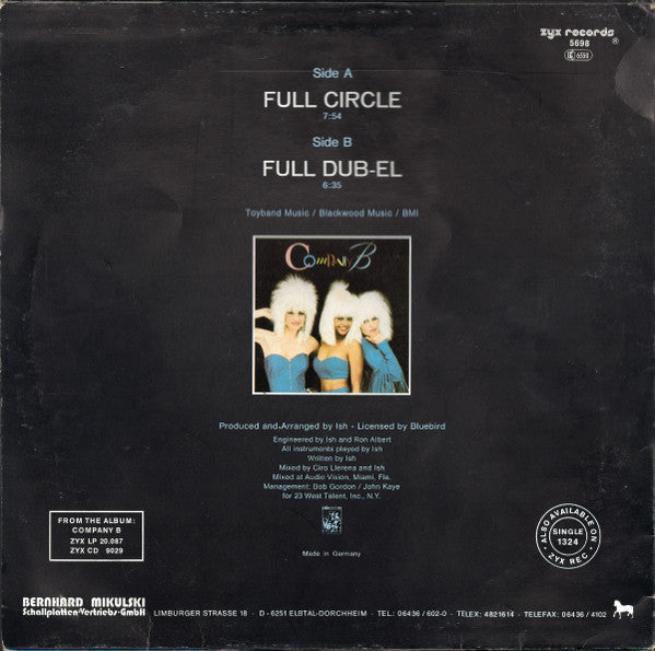 Company B – Full Circle (NM, FUNDA VG+) BOX16