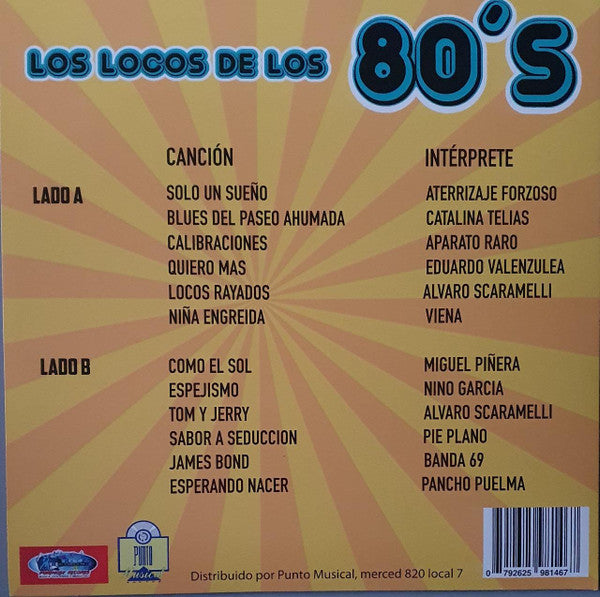 Various – Los Locos de Los 80's (NUEVO, SELLADO) BOXV2