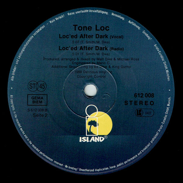 Tone Loc – Wild Thing (VG+)