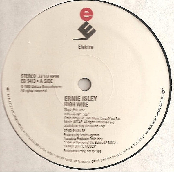 Ernie Isley – High Wire (NM, FUNDA GENÉRICA DE SELLO) BOXE3