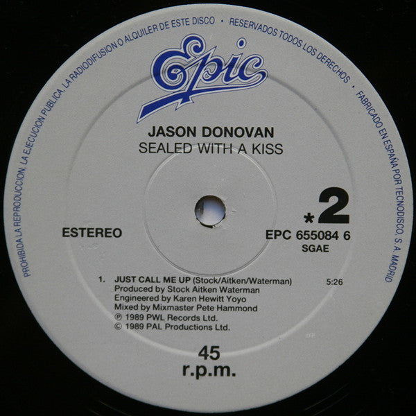 Jason Donovan – Sealed With A Kiss (EX) BOX15