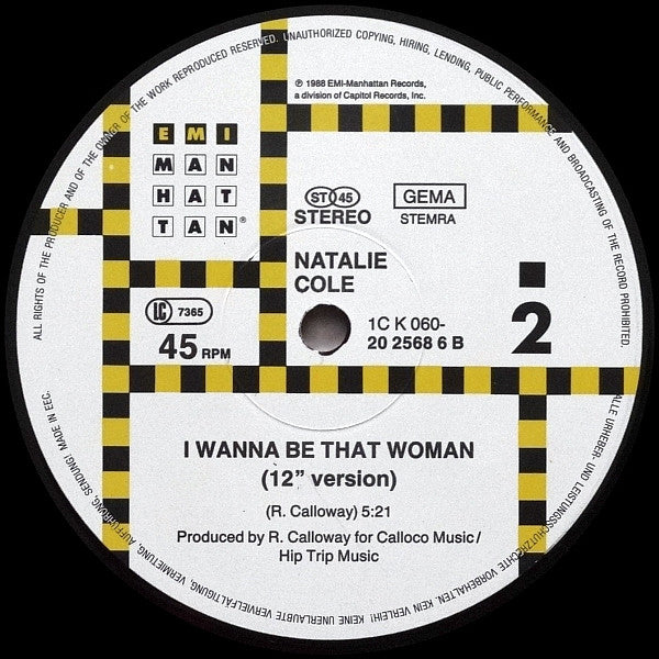 Natalie Cole – Pink Cadillac (Motorway Mixes) (NM, FUNDA VG+) BOX13