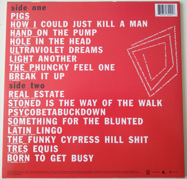 Cypress Hill – Cypress Hill (NUEVO, SELLADO) BOXV27