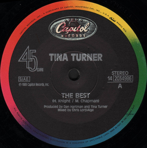Tina Turner – The Best (NM, FUNDA VG+) BOX1