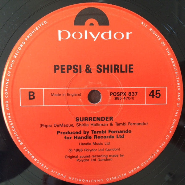 Pepsi & Shirlie – Heartache (NM, FUNDA VG+) BOX19