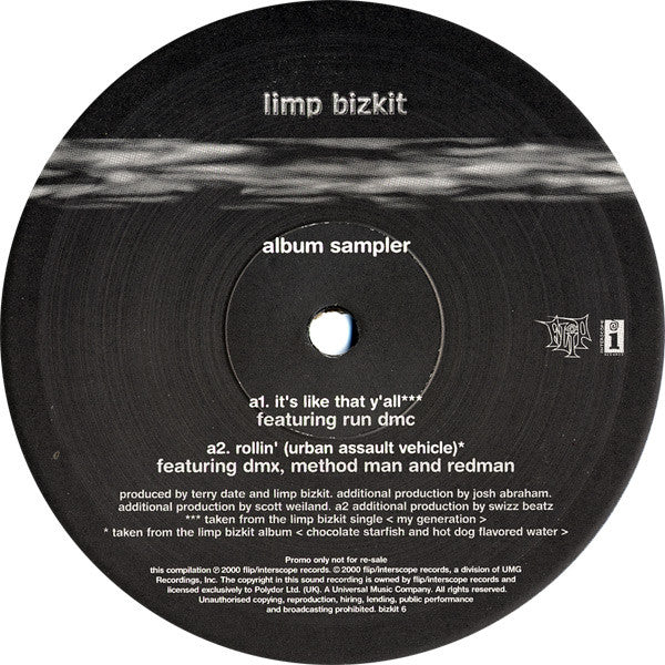 Limp Bizkit – Album Sampler (EX, FUNDA GENÉRICA NEGRA) BOX18
