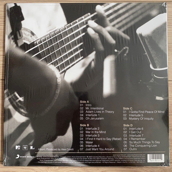 Lauryn Hill – MTV Unplugged 2.0 / DISCO DOBLE (NUEVO, SELLADO) BOXV29